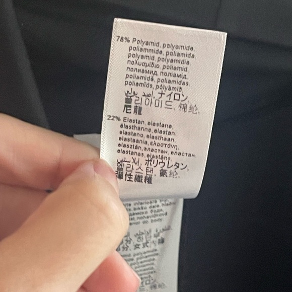 NEW WOLFORD Bodysuit Shannon Faux Wrap in Black Shiny Draped Front Full Back XS - Picture 6 of 9